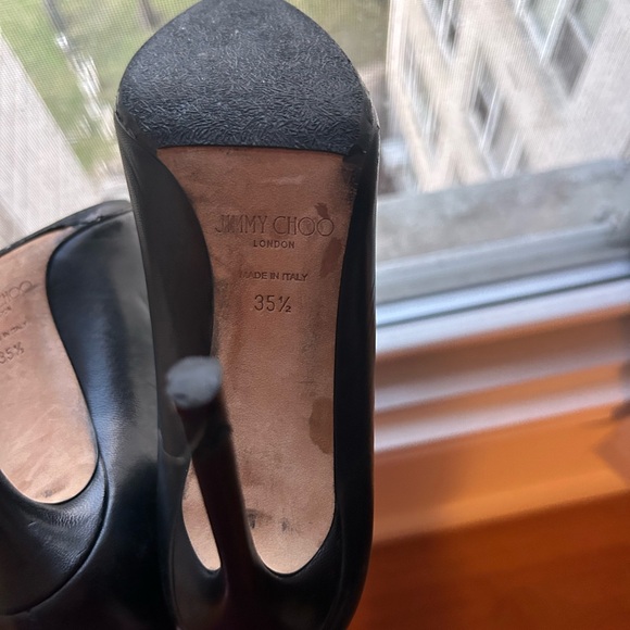 Jimmy Choo Elegant Black Stiletto Heels - Picture 4 of 5